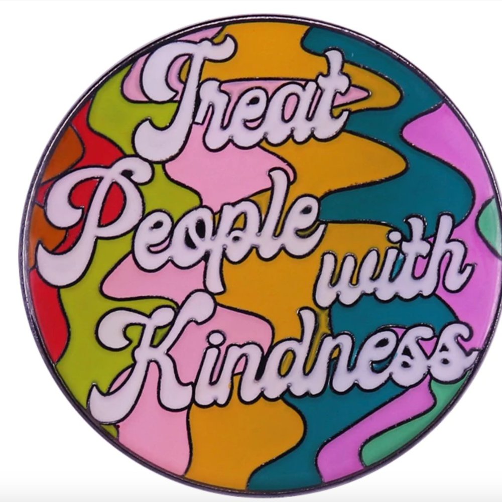 Harry Style Treat People With Kindness Enamel Pin